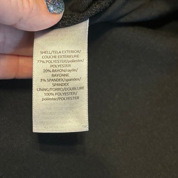 Lark & RoBlack Sleeveless Sheath Dress Size 10 Side Ruching Career Cocktail - Picture 6 of 7